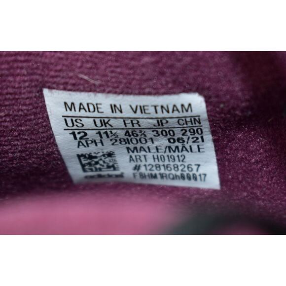 B2 Auth ADIDAS Forum Exhibit Low Black Victory Crimson Green Shoes H01912 Sz 12 - Picture 6 of 6